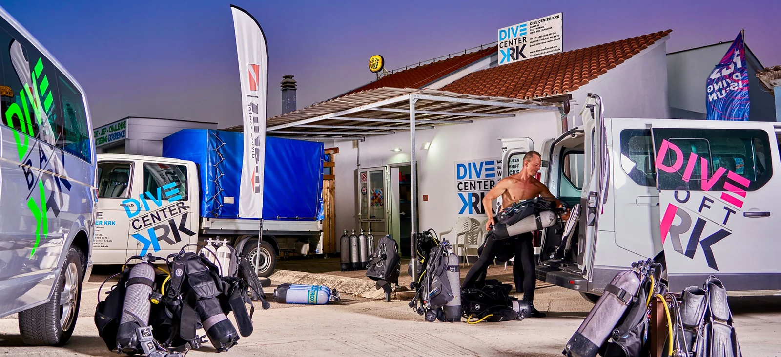 Die Tauchbasis Dive Center Krk in Kornić
